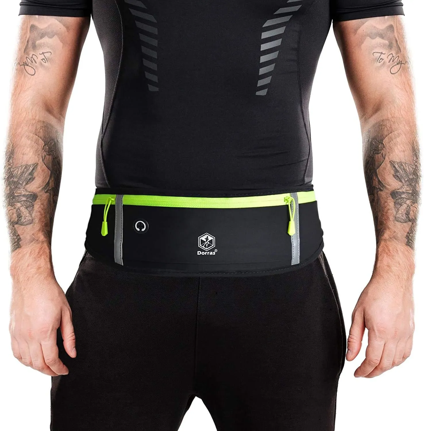 Slim Running Belt Fanny Pack for Women & Men, Running Phone Holder Runners Belt Waist Pack Bag for Running Hiking Sports