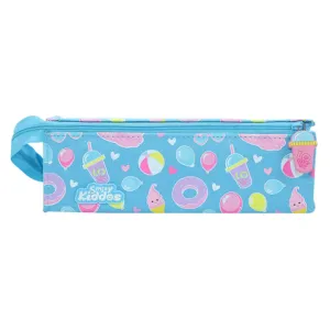 Smily Tray Pencil Case Light Blue