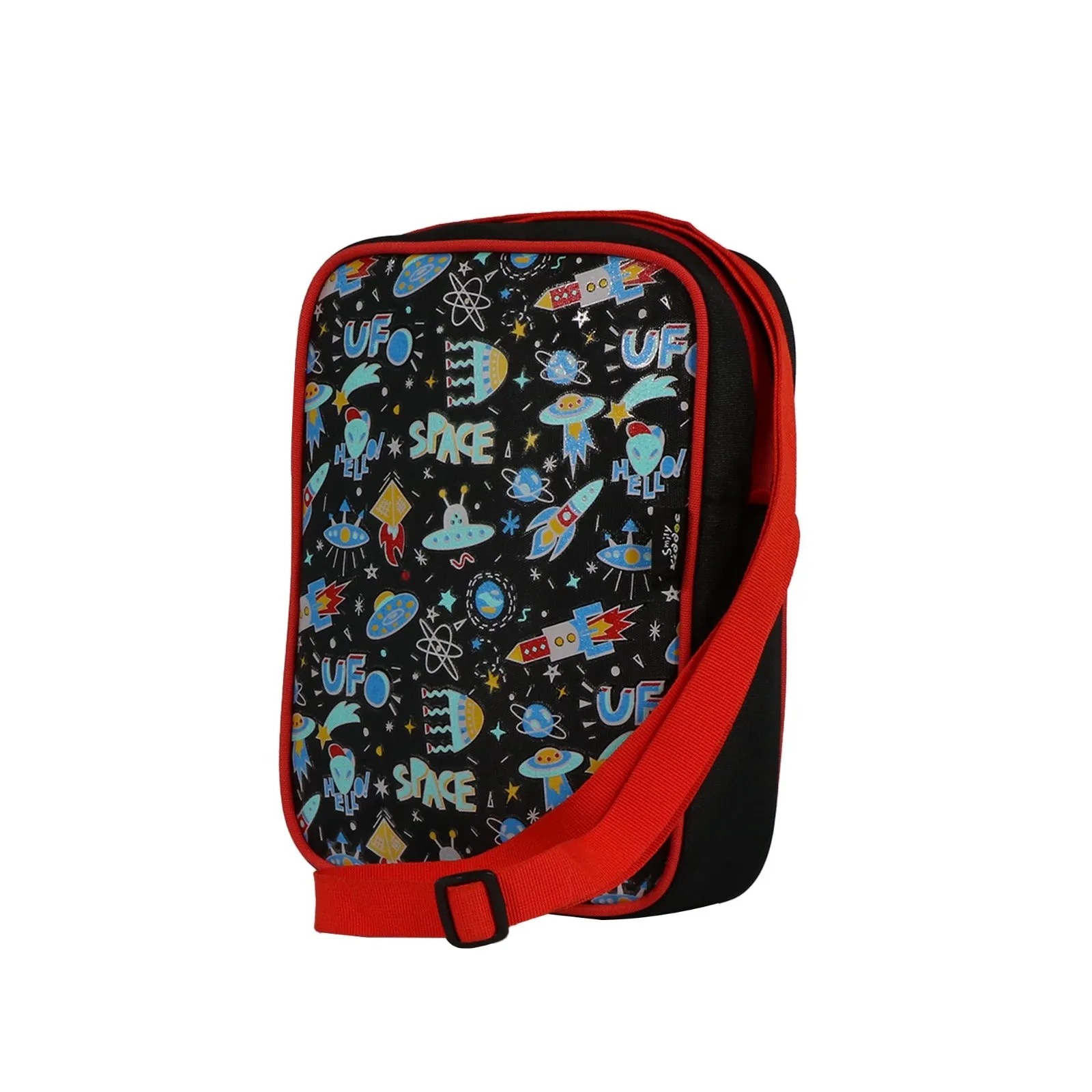 Smilykiddos kids messenger bag-Space theme