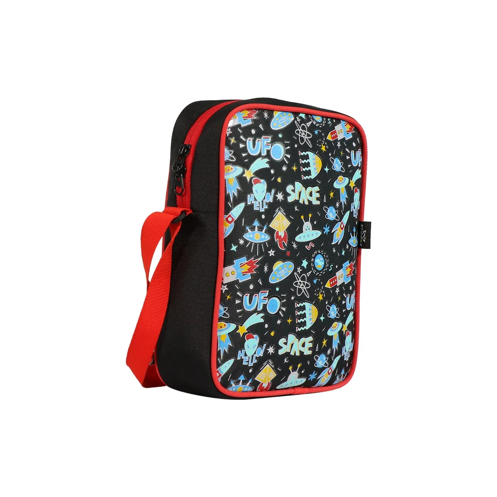 Smilykiddos kids messenger bag-Space theme