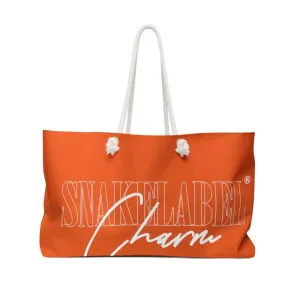 Snake Weekender Bag - 24" x 13" Spun Polyester with Rope Handles