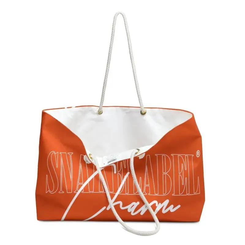 Snake Weekender Bag - 24" x 13" Spun Polyester with Rope Handles