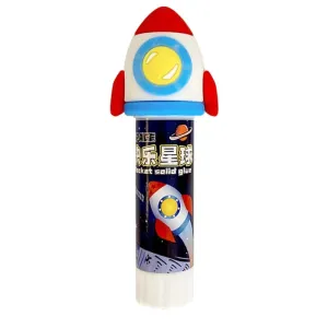 Space Rocket Theme Glue Stick for Kids