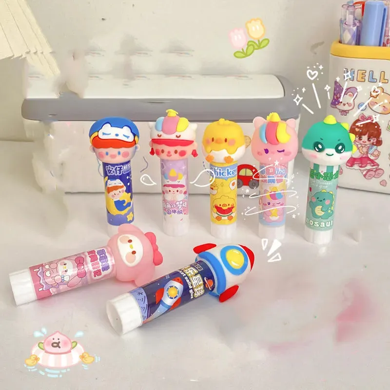 Space Rocket Theme Glue Stick for Kids