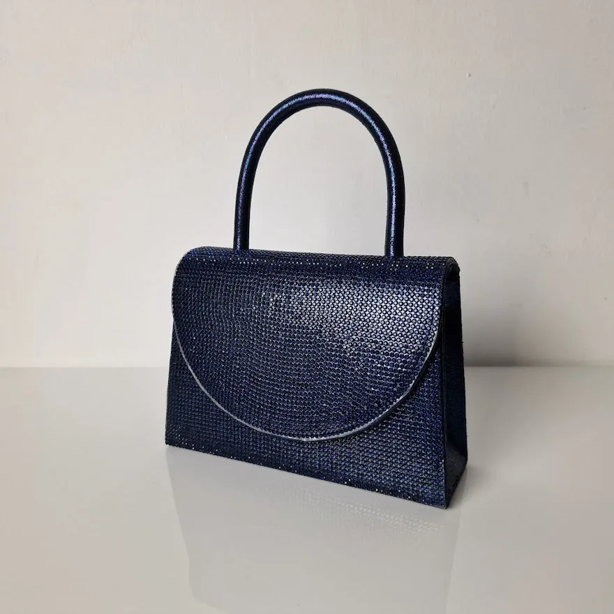 Sparkly Grey Diamante Mini Grab Bag