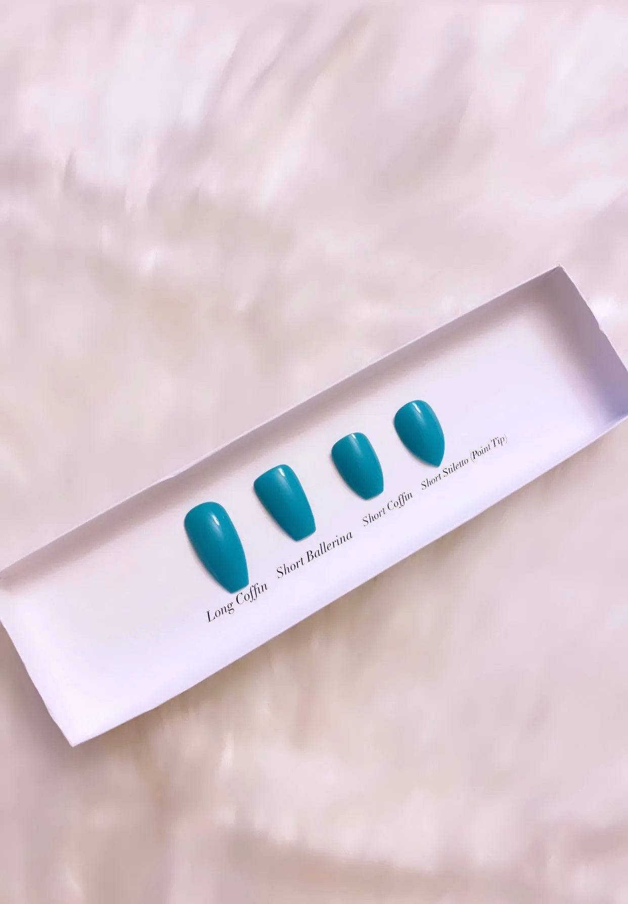 Spring into the Shade: Taste the Rainbow | Shades of Blue | 20 NAILS PRESS-ON SET