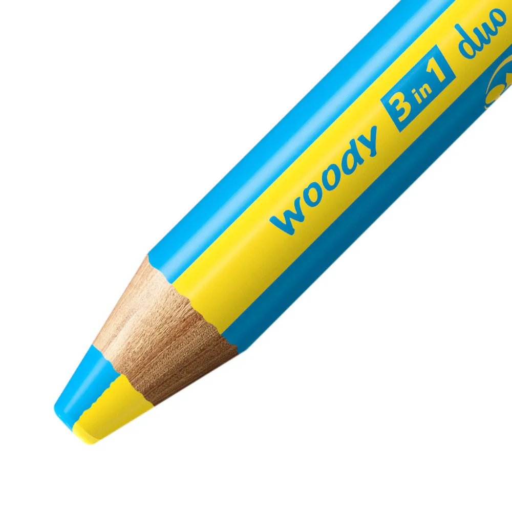 STABILO woody 3 in 1 Duo Set of 5