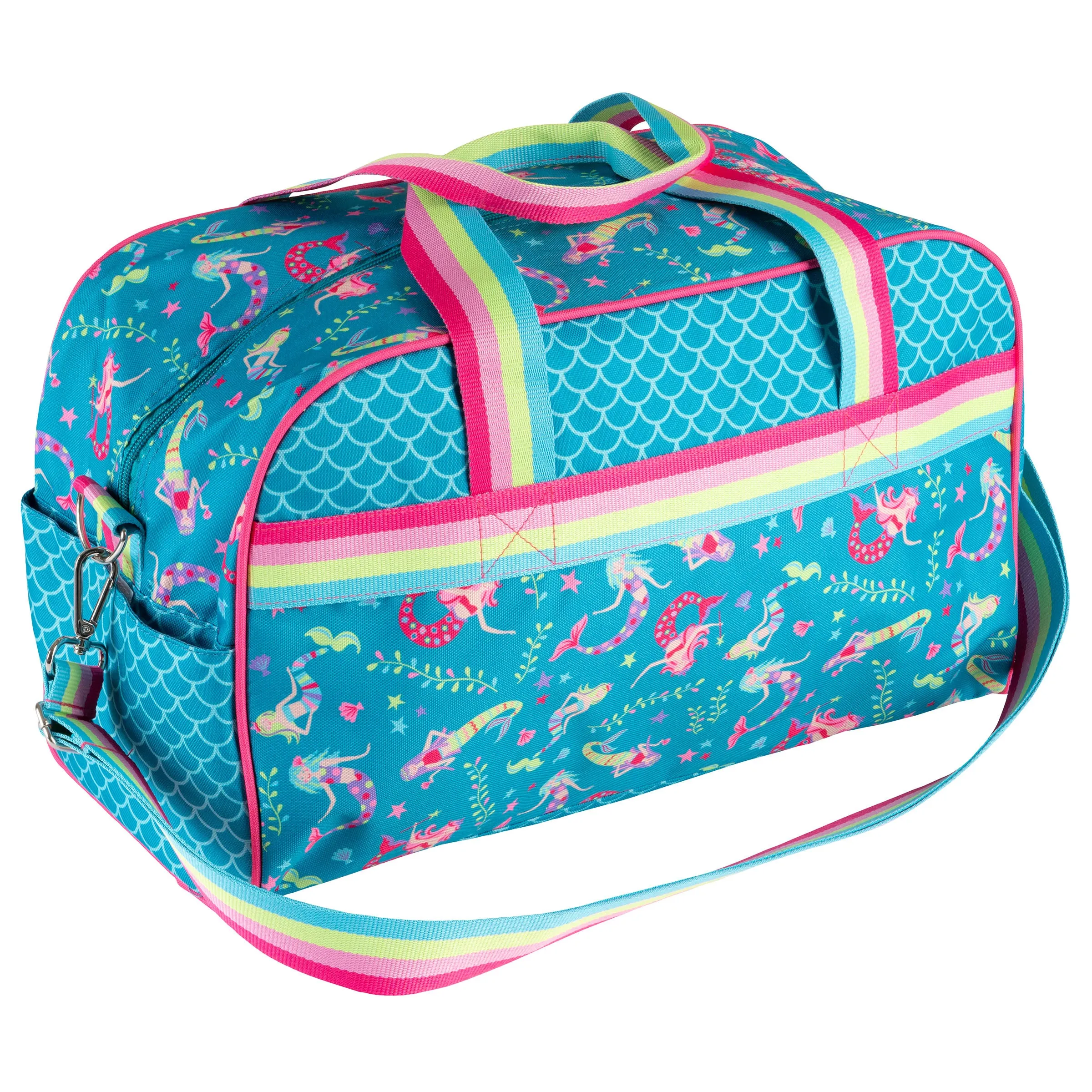 Stephen Joseph All Over Print Kid's Duffle Bag, Mermaid