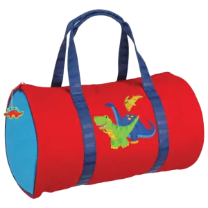 Stephen Joseph Quilted Duffle Bag, Red Dinosaur