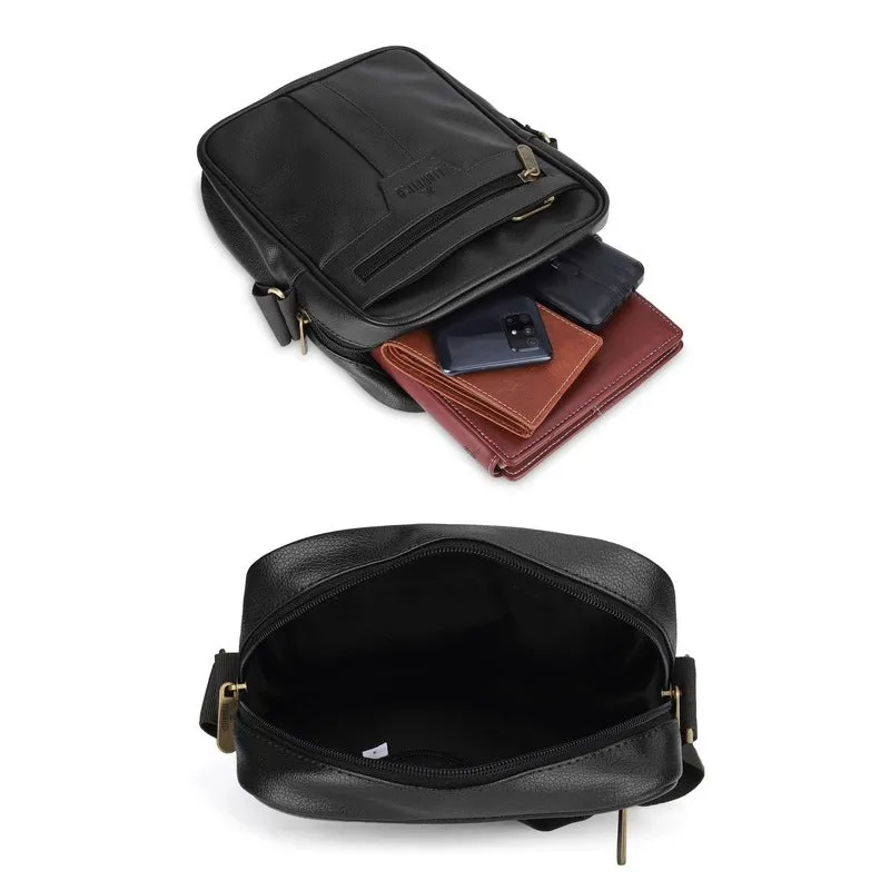 THE CLOWNFISH Fiona Series Sling Bag - Water Resistant, Stylish Design | 3.5L Capacity | Black
