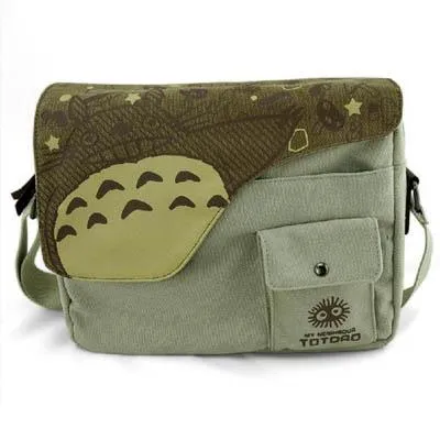 Totoro Messenger Bag - Canvas Shoulder Bag