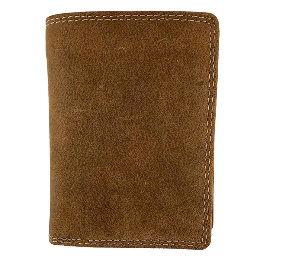 Vertical Wallet with Card & ID Flap