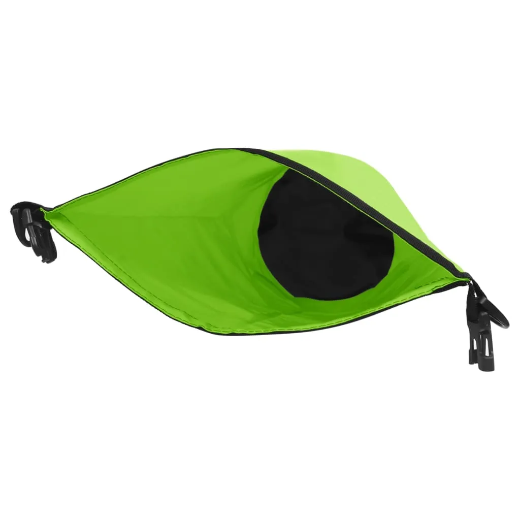 vidaXL Dry Bag Green 10 L PVC