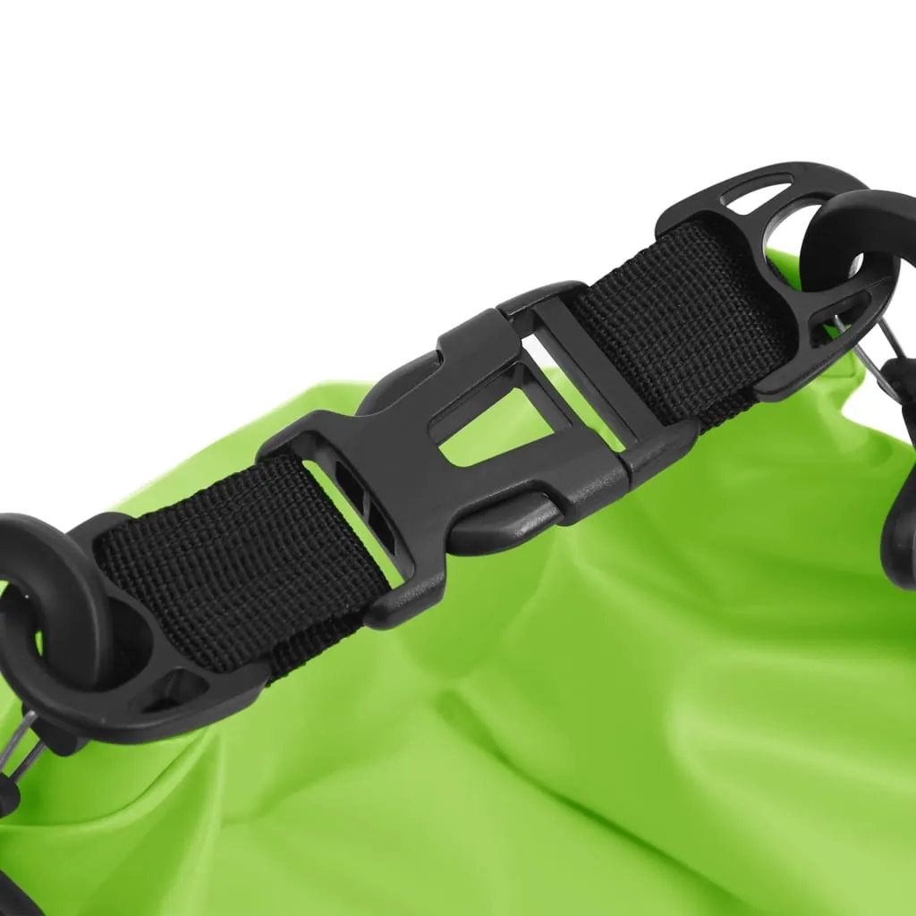 vidaXL Dry Bag Green 10 L PVC