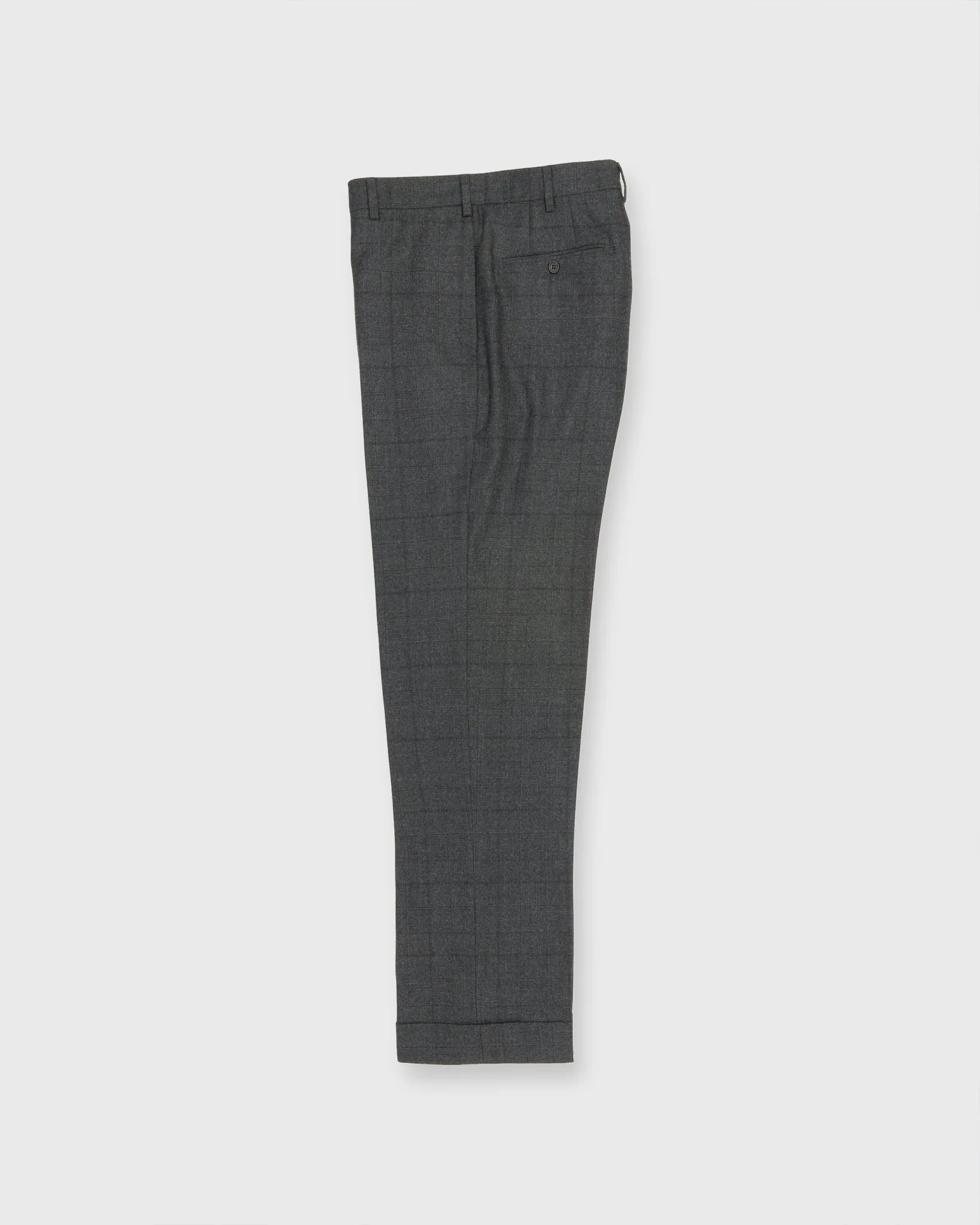 Virgil No. 2 Suit in Charcoal Glen Plaid Flannel