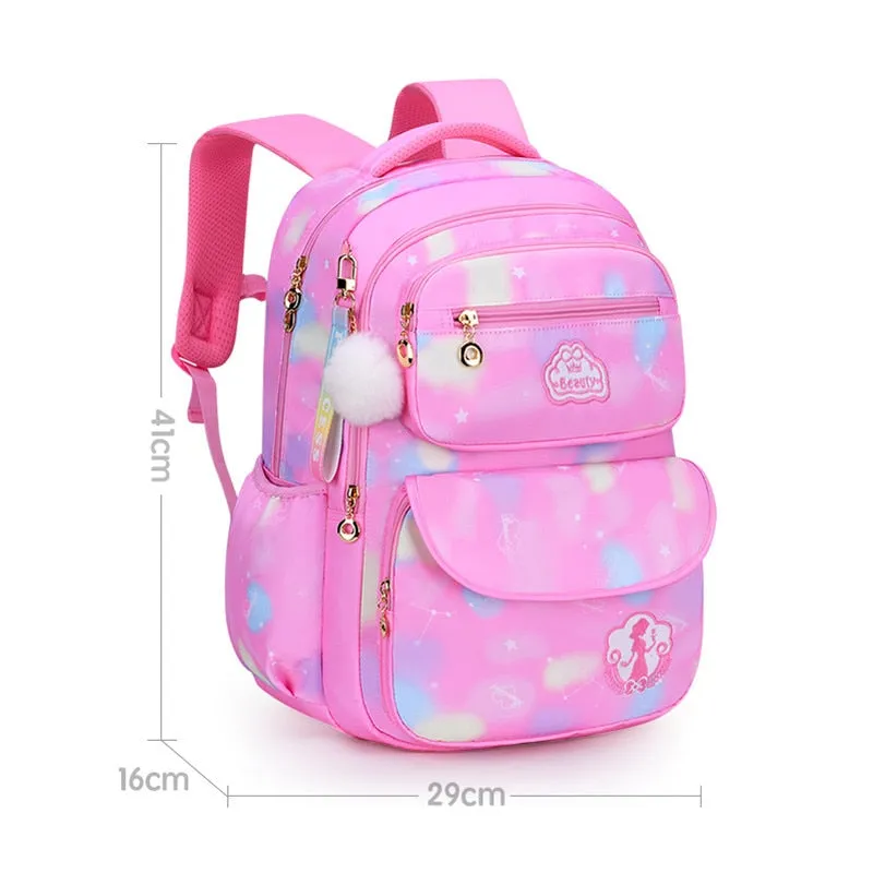 Wenkouban Cute Girls School Bags Children Primary School Backpack satchel kids book bag Princess Schoolbag Mochila Infantil 2 szies