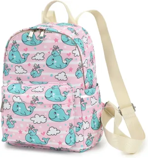 Whale Mini Backpack for Women Girls, Small Backpack Purse for Teens Kids School Travel