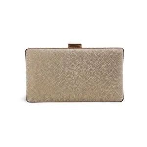 Women's Sparkling Metal Lock Clutch Evening Bag