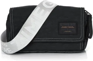 ZIMEGO Unisex Mini Crossbody Sling Bag and Waist Fanny Pack  Everyday Travel Purse, Black